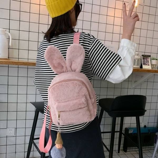 Bunny Ryggsäck Mini Ryggsäck VIT white