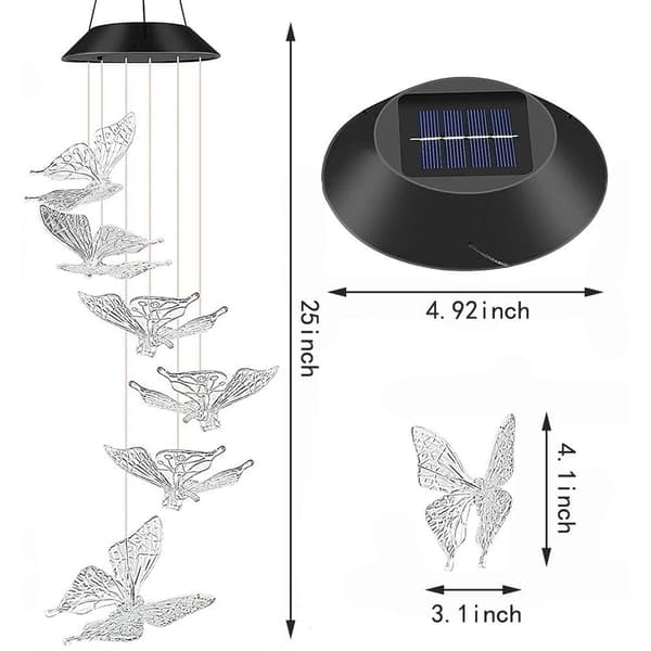 Tuulikellot Solar Butterfly Lights Tuulikellot Valot