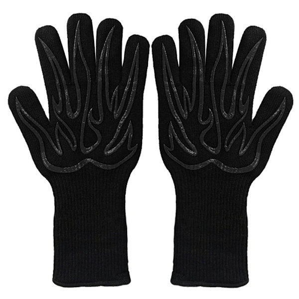 BBQ Gloves Lämpöeristyskäsine MUSTA black