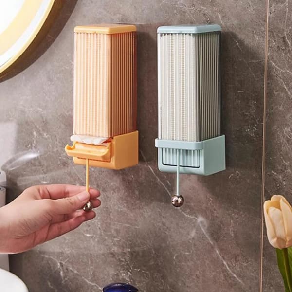 Makeup Bomull Oppbevaringsboks Bomull Pad Dispenser LYS BLÅ light blue