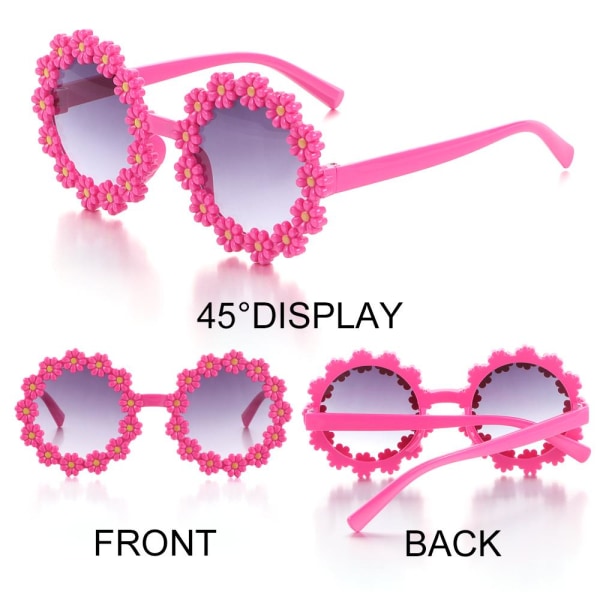 Kids Daisy Aurinkolasit Flower aurinkolasit PINK Pink 6deb | Pink | Fyndiq