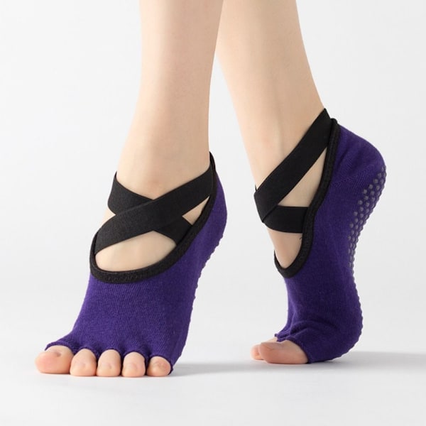 Joogasukat Five Toe Socks GRAY Gray