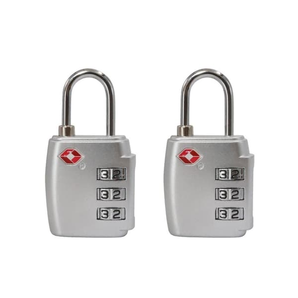 TSA Customs Code Lock Bagage Lösenordslås SVART Black
