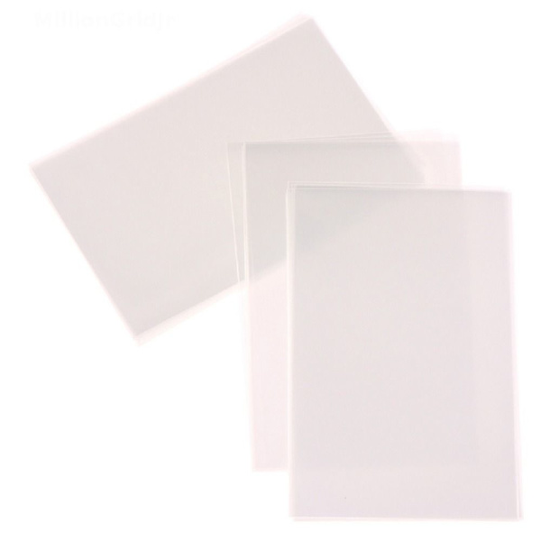 3 pakkausta 50 kpl/pakkaus korttilaukut valokuvakorttisuoja 56x87mm 56x87mm