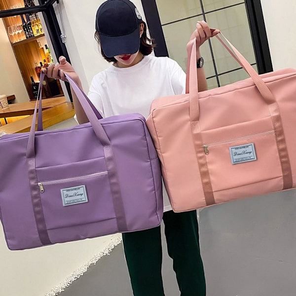 Tote Bag Travel Duffel Bags PINK L Pink L