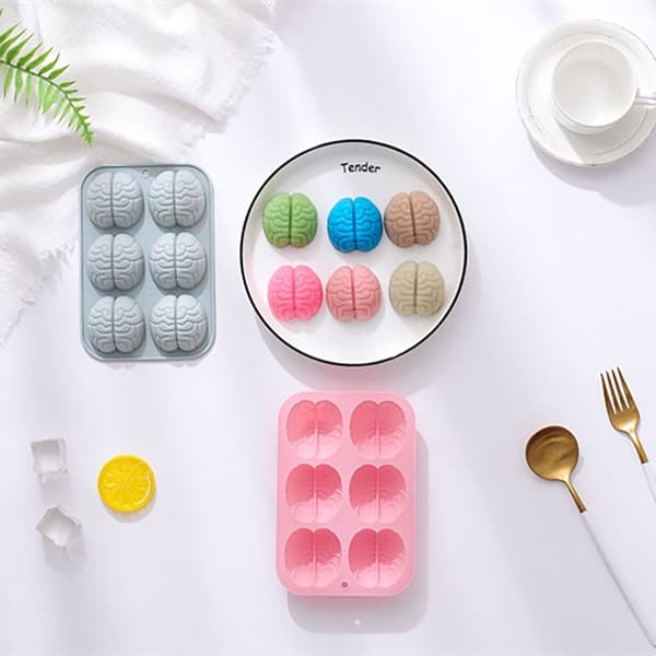 1/2 kpl 3D- molds Mold PINK & BLUE pink&blue