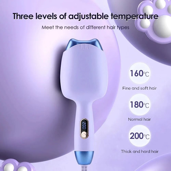 Munarullahiukset Heiluttavat rautaiset hiuskihartimet PURPLE EU PLUG EU PLUG purple EU Plug-EU Plug