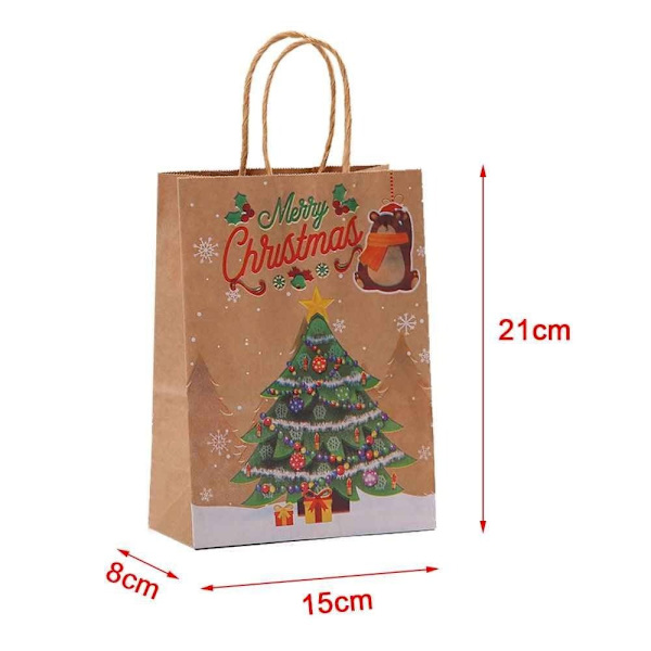 10 st julpapperspåse presentförpackningar STIL 4 STIL 4 Style 4