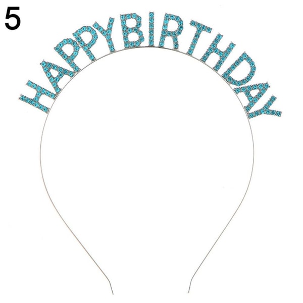 Hyvää syntymäpäivää Pääklipsit metalliset hiusklipsit 5 5 5
