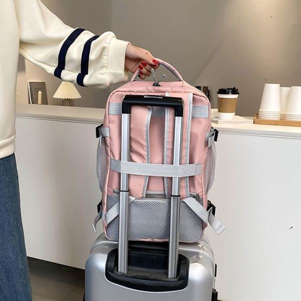 Reseryggsäck Vandringsväska ROSA pink