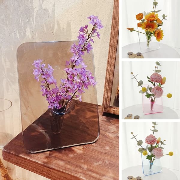 Ram Vas Bordsdekoration GRÅ gray