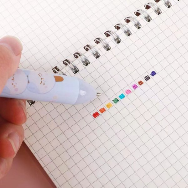 Kulspetspennor Studenter Flerfärgad Mark Pennor Färgad neutral penna