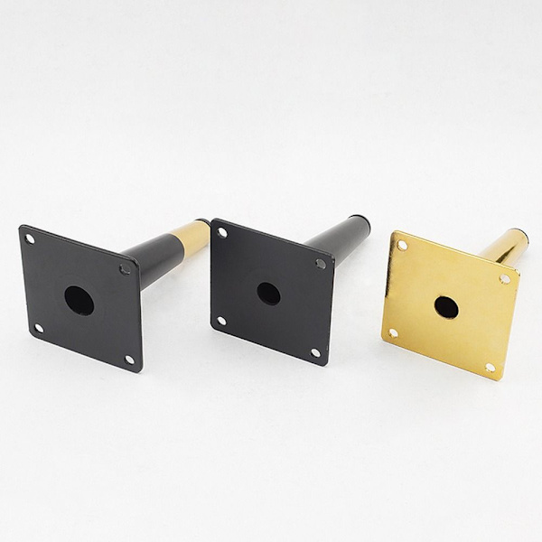 Møbelben Tilspidsede fødder SORT 10CM Black 10cm