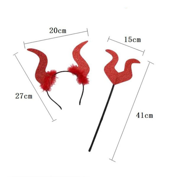 Demon Wings COS Dressing RED RED Red