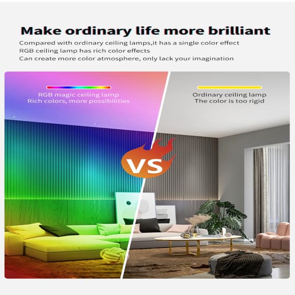 Smart Loftlampe LED Lys EU EU