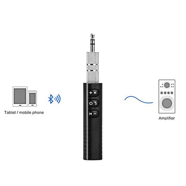 Bluetooth Mottaker Sender Adapter Audio Bluetooth Mottaker Black
