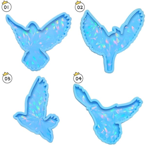 Eagle Nyckelring Silikonform form MOLDS 1 1 black 1-1