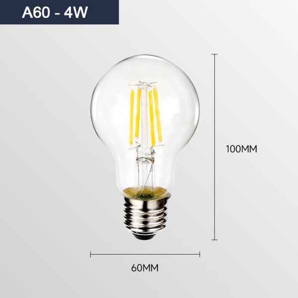 LED-lamppu E27 A60-4W A60-4W A60-4W