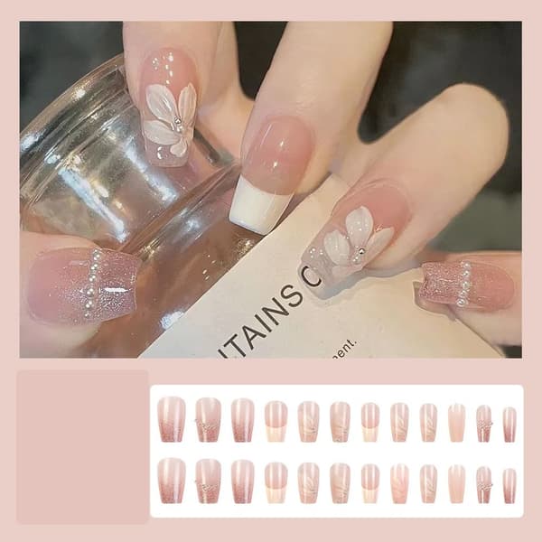 Fake Nails Kort T-form 2 2 2