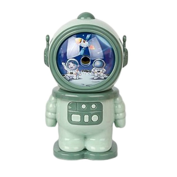 Astronaut kynän teroitin automaattisesti lyijykynän teroitin VIHREÄ Green