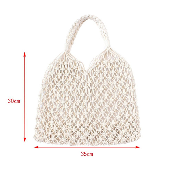 Rantalaukku Hollow Out Bag VALKOINEN White