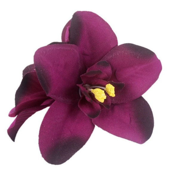 5 Styck Blomma Hårklämma Blomma Hårnål RÖD Red