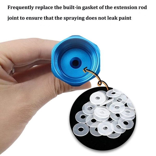 100 ST Packningar Flat Tip Tjock Base