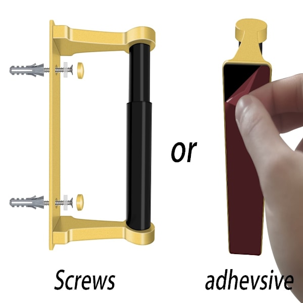 Toalettpapirholder Tissue Roll Holder med fjærbelastet