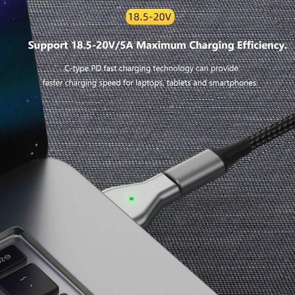 USB C Adapter Type C til Magsafe 2 ALBUUE ALBUE Elbow