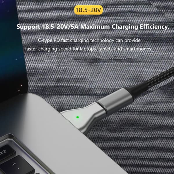 USB C Adapter Type C til Magsafe 2 Stik Konverter