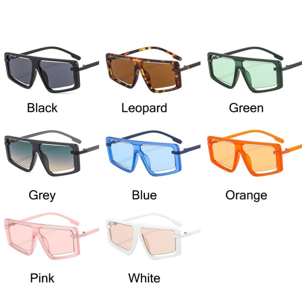 Solglasögon för kvinnor Oversized VIT VIT White