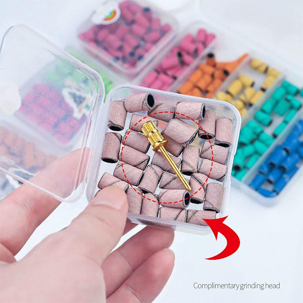 Nail Art Hiontanauhat Kynsien cap B-100PCS B-100PCS B-100PCS