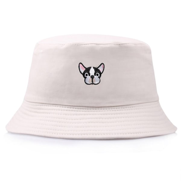 Bucket Hat Hund Broderad RÖD red