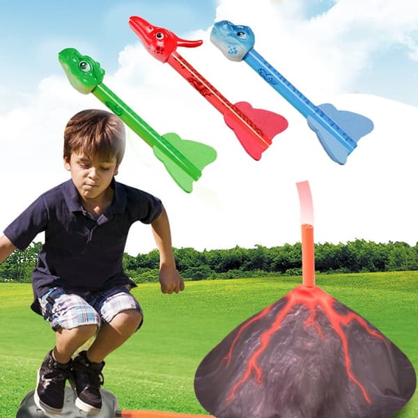 Dinosaur Rocket Launcher til børn affyring op til 100 ft