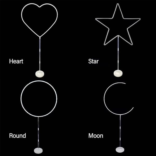 Ballonbue Stativ Ballonkrans Ring HJERTE HJERTE heart