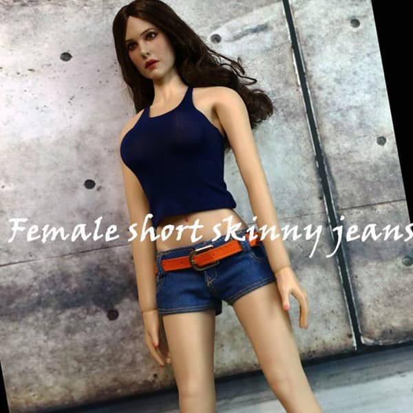 Mini Linne Doll T-shirt i bomull GRÅ Grey