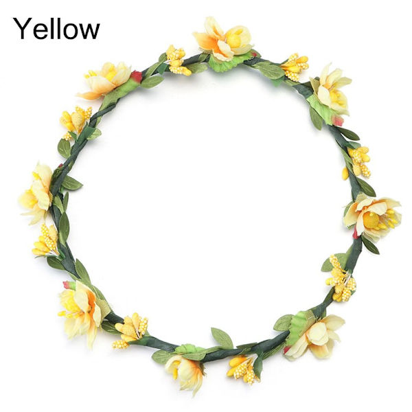 Flower Crown Bohemia Garland KELTAINEN KELTAINEN Yellow