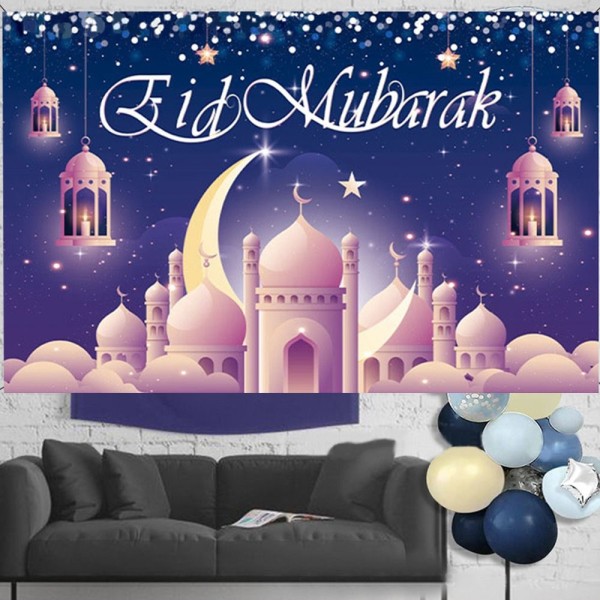 Eid Bakgrundsbanner Ramadan Dekoration 06 06