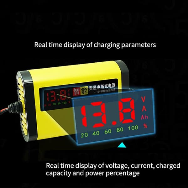 Bil Auto Batteriladdare Billaddare EU PLUG EU PLUG EU Plug