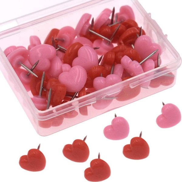 Hjerte Pushpins Hjerte Thumb Tacks Push Pins