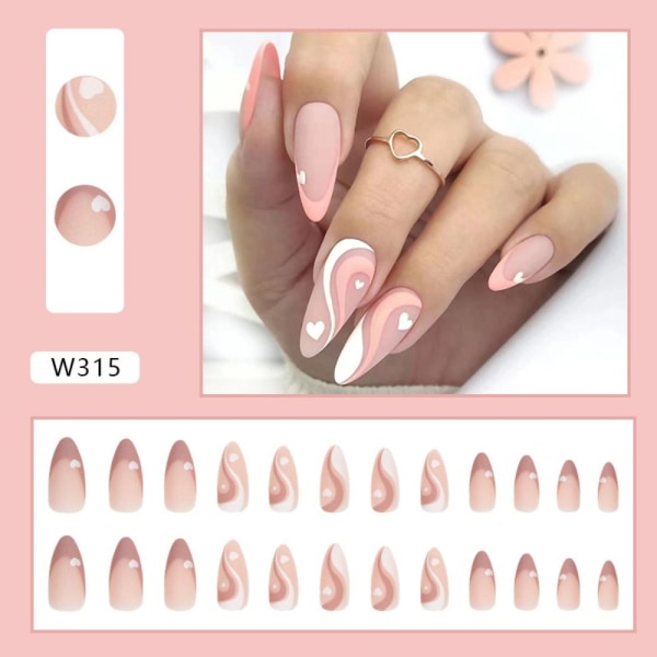 24st False Nails Super Long W315 W315