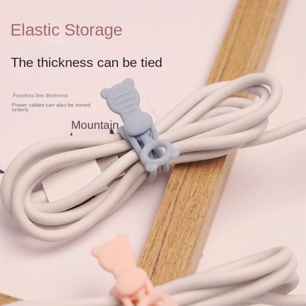 25ST Silikonbuntband Buntband Sladdvindare 25PCS