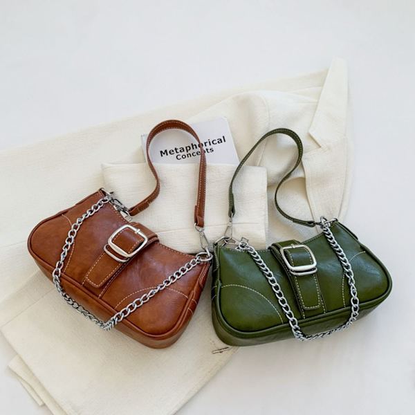 Axelväska Crossbody-väska BROWN STYLE 3 STYLE 3 Brown Style 3-Style 3
