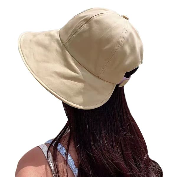 Hästsvans Bucket Hat Beach Cap SVART Black