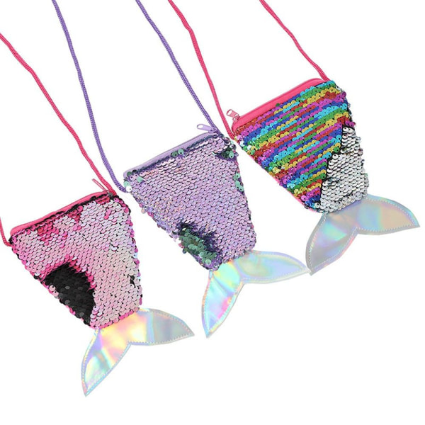 Mermaid Tail Myntpung Nøkler Pose Kortholder SVART&FLERE FARGER Black&Multicolor