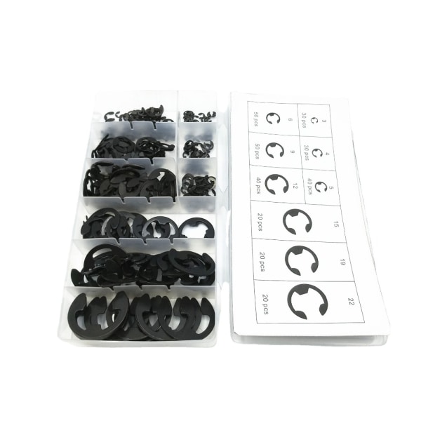 300 ST Hållringar E-Clip Circlip Snap Ring Set