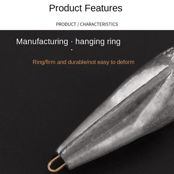 1/2/3/5/10 kpl Fishing Lead Sinkers Fishing Weight Sinker 10g(9g)-10pcs