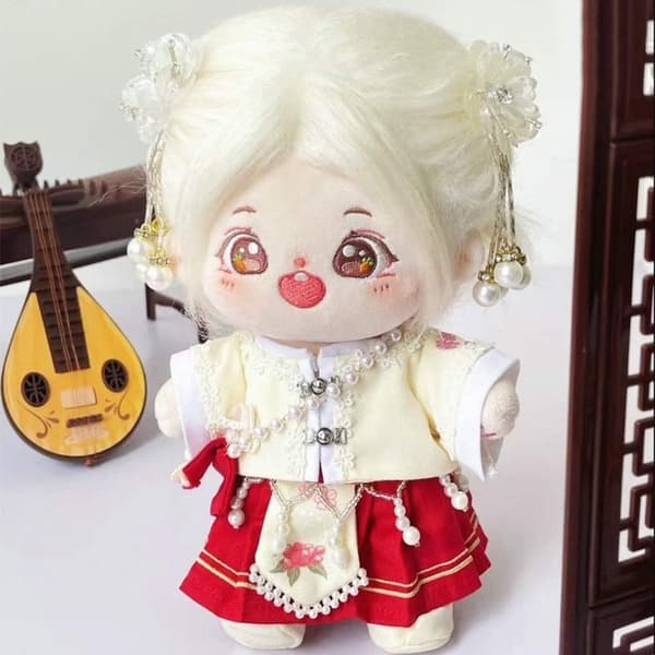 20cm Dockkläder Broderi Kläder Dockor Klädkostym