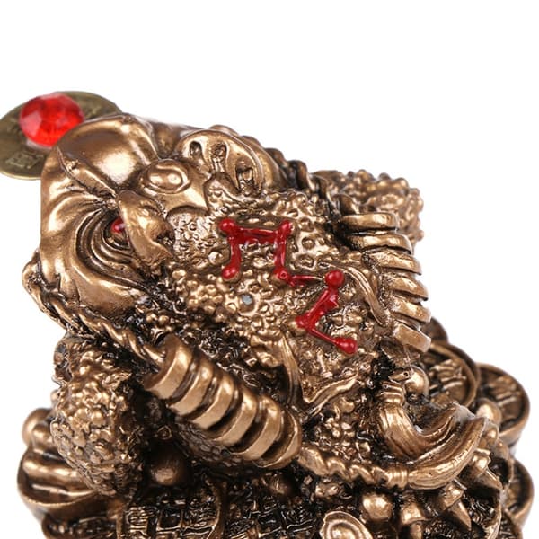 Feng Shui Padde Penger BRONSE Bronze