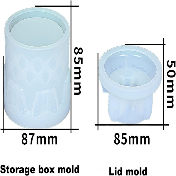 Hartsi molds silikoni silikoni molds kynttilän purkki mold